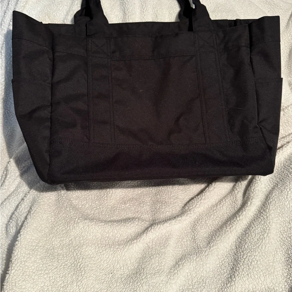 Carhartt Black Canvas Utility Tote with Logo Patch - Picture 4 of 4